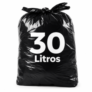 SACO PARA LIXO REFORÇADO 30L COM 25 UNIDADES