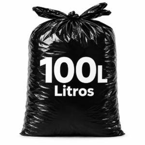 SACO PARA LIXO REFORÇADO 100L COM 25 UNIDADES