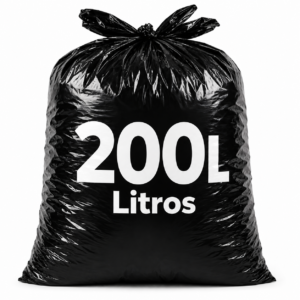 SACO DE LIXO 200L COM 25 UNIDADES