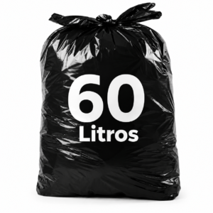 SACO PARA LIXO REFORÇADO 60L COM 25 UNIDADES