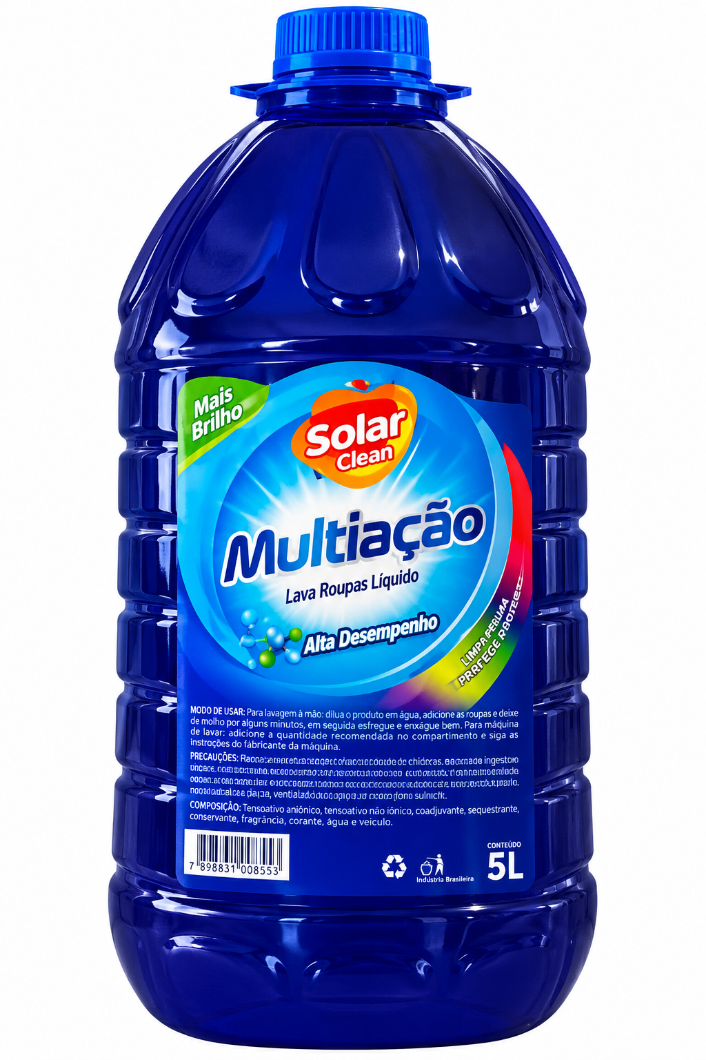 MULTIAÇÃO LAVA ROUPAS LÍQUIDO SOLAR CLEAN 5L