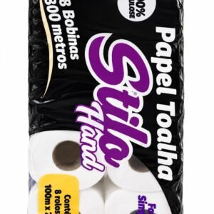 PAPEL TOALHA BOBINA 100% CELULOSE