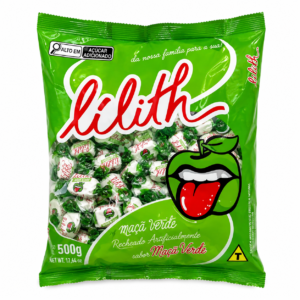 BALA LILITH MAÇÃ VERDE 500G