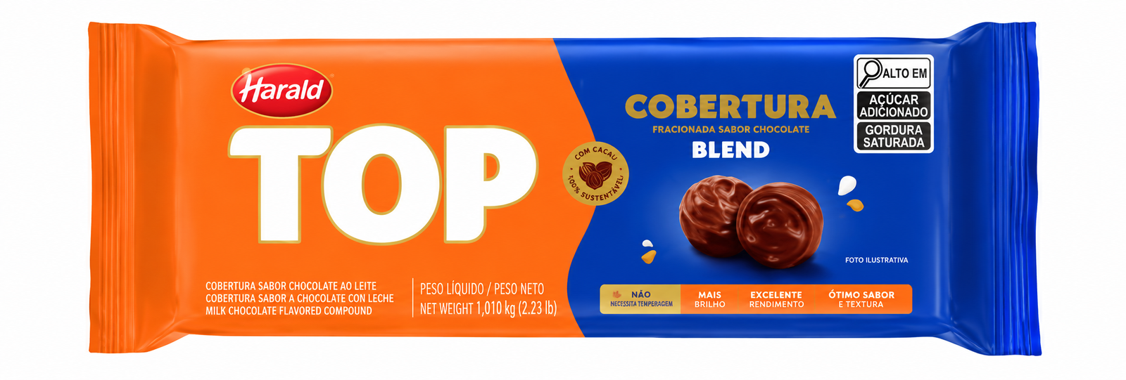 HARALD BARRA COBERTURA TOP BLEND 1KG
