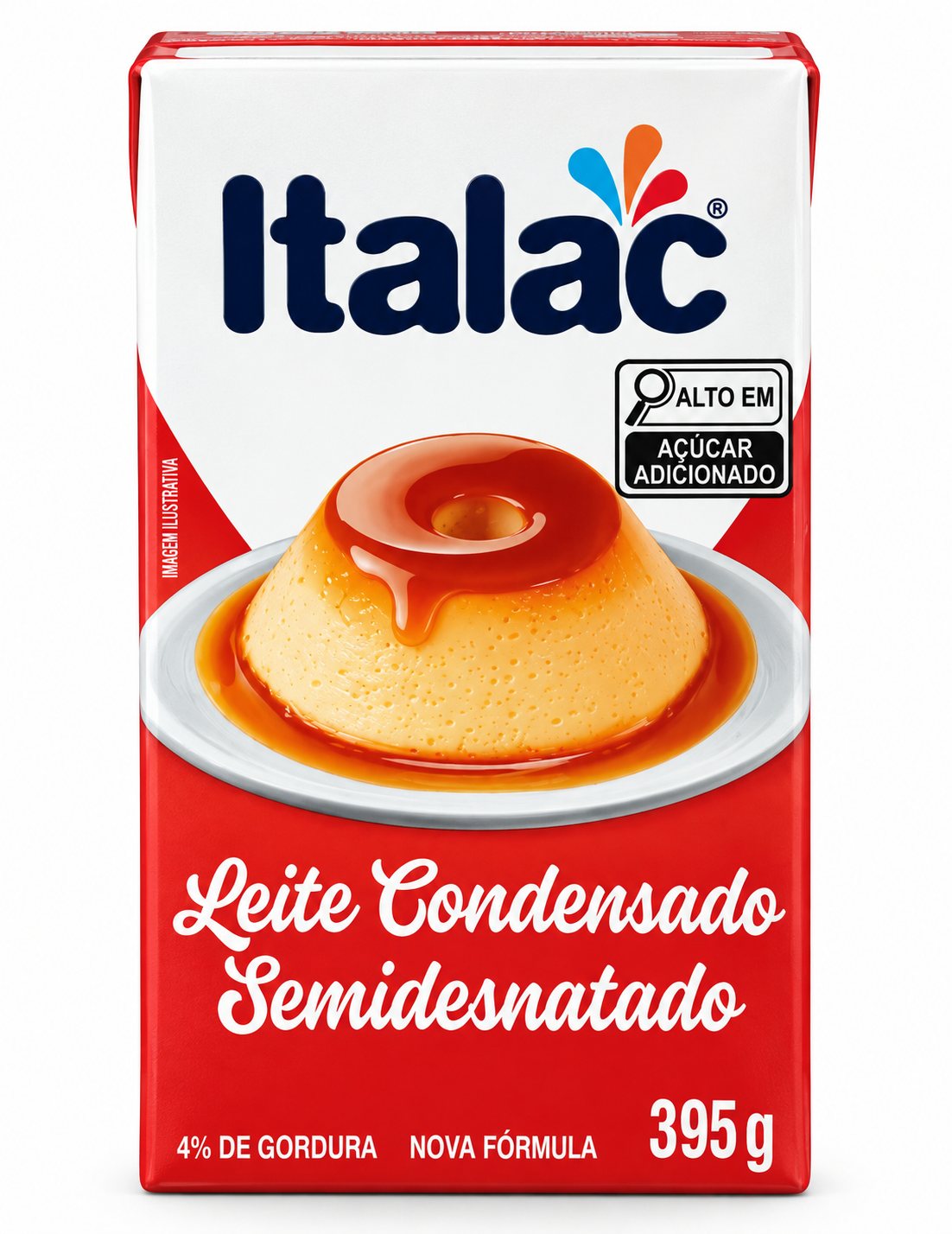 LEITE CONDENSADO ITALAC SEMIDESNATADO 395G