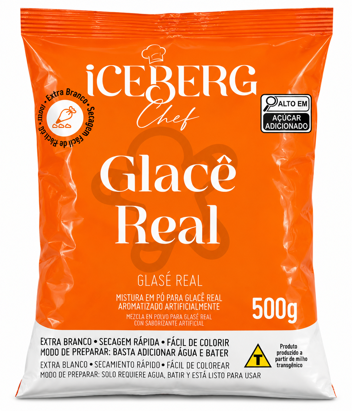 GLACÊ REAL ICEBERG CHEF 500G
