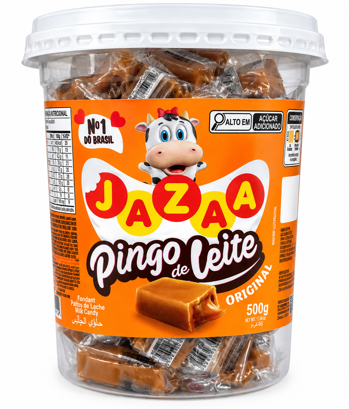 PINGO DE LEITE JAZA ORIGINAL 500G