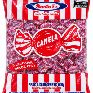 BALA DURA CANELA SANTA FÉ 600G