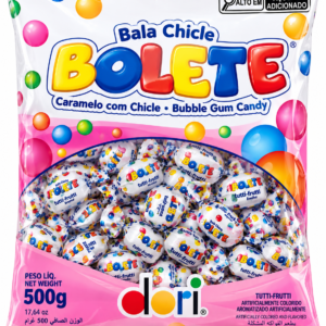 BALA CHICLE BOLETE TUTTI-FRUTTI 500G