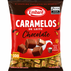CARAMELO DE LEITE SABOR CHOCOLATE EMBARE 660G