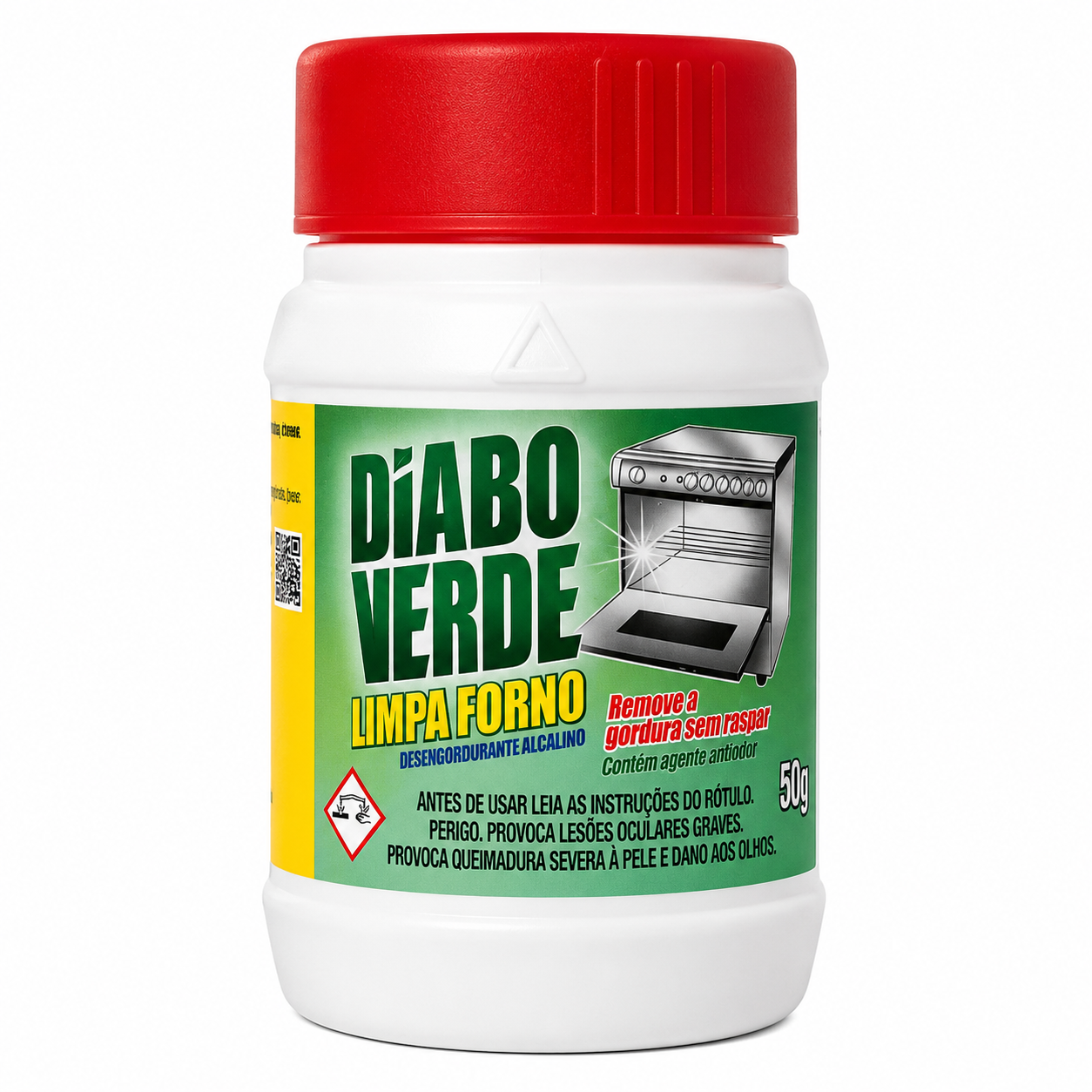 DIABO VERDE LIMPA FORNO DESENGORDURANTE ALCALINO 50G