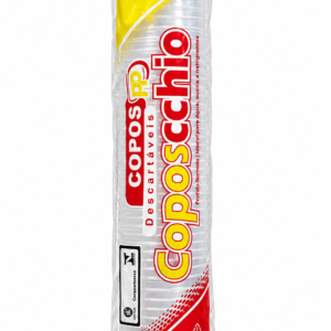 COPO DESCARTÁVEL TRANSPARENTE 250ML PP C/50 UNIDADES COPOSCHIO