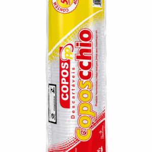 COPO DESCARTÁVEL TRANSPARENTE 400ML PP C/50 UNIDADES COPOSCHIO