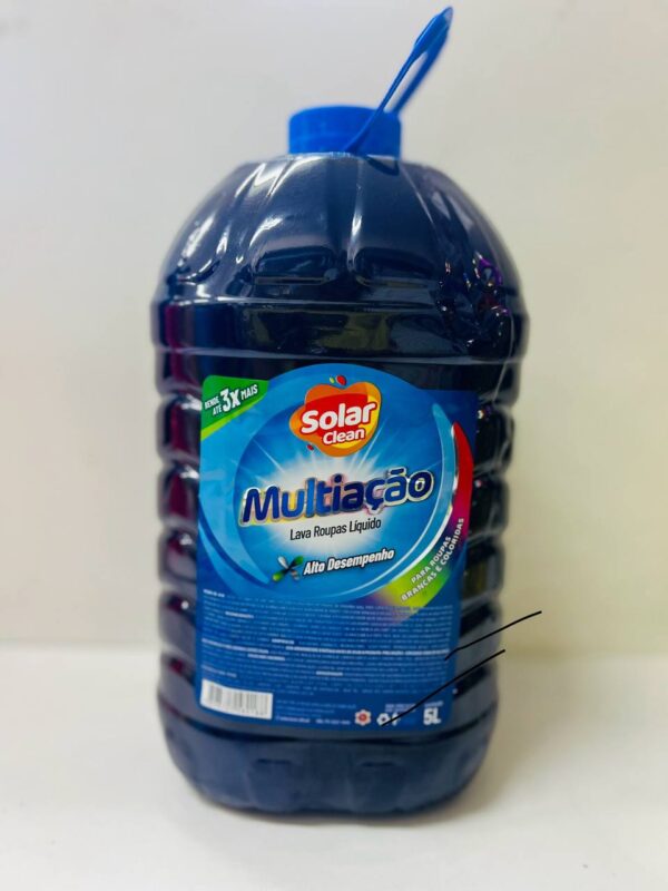 MULTIAÇÃO LAVA ROUPAS LÍQUIDO SOLAR CLEAN 5L