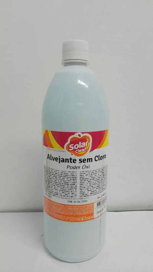 ALVEJANTE SEM CLORO SOLAR CLEAR 1L