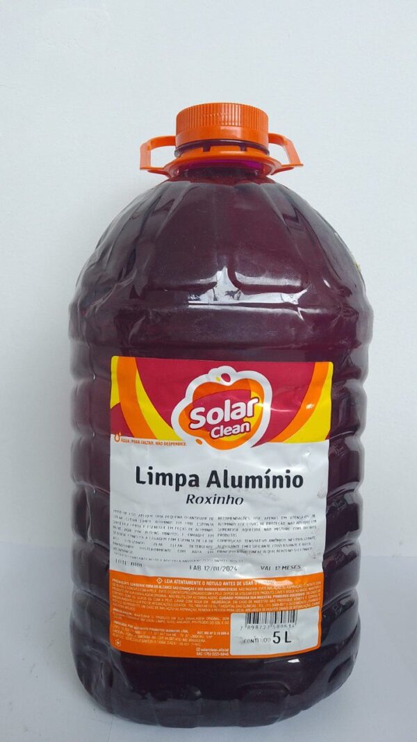 LIMPA ALUMÍNIO SOLAR CLEAN 5L