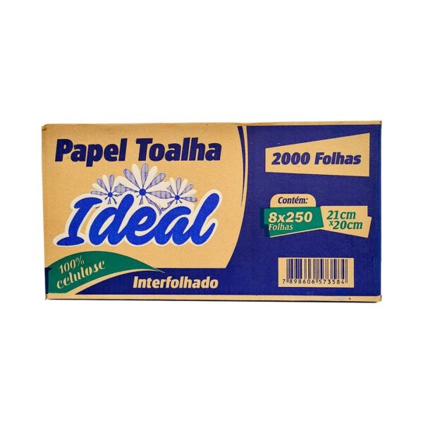 PAPEL TOALHA IDEAL 2000FLS CELULOSE