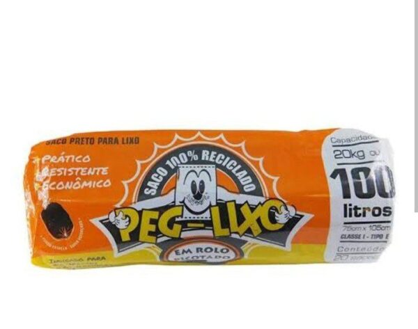 Saco de lixo peg - lixo 100L