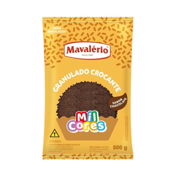 Granulado Crocante Sabor Chocolate 500g