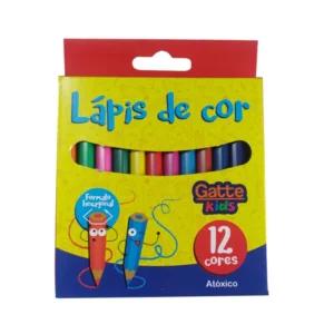 Lápis De Cor Gatte Kids Curto