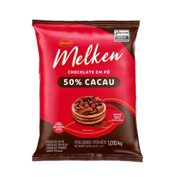 Chocolate Melken Em Pó 50% 1.010kg 104372 HARALD