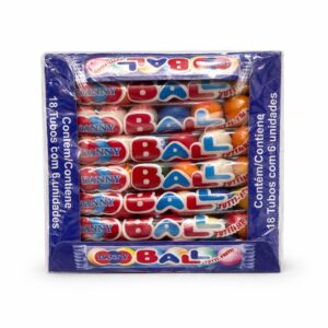 CHICLETE DANNY BALL TUBO TUTTI-FRUTTI C/18 UND