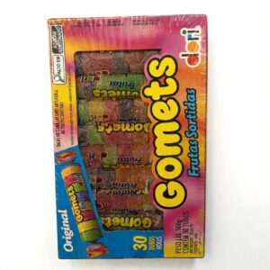 GOMETS GOMA TUBO FRUTAS C/30