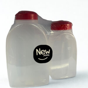 KIT 2 GARRAFAS PLÁSTICAS DE ÁGUA PARA GELADEIRA